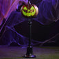 Cracker Barrel Flaming Jack-O-Lantern Lamp Post