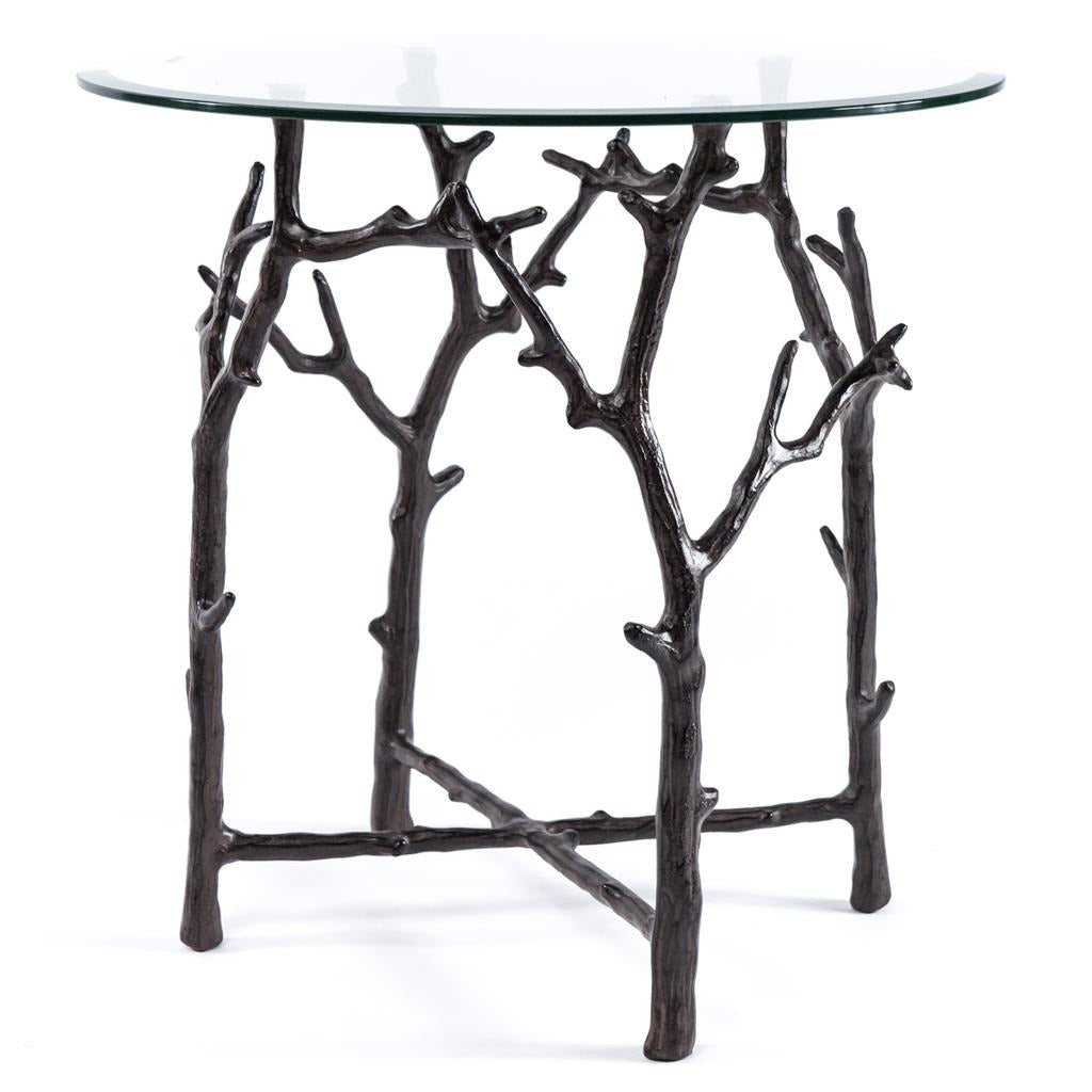 Cracker Barrel Aluminum Branch Side Table