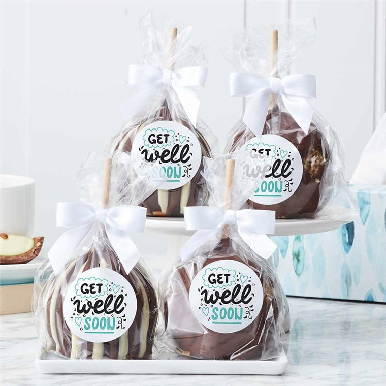 Mrs Prindables Get Well Soon Caramel Apple 4-Pack