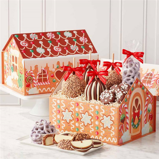 Mrs Prindables Gingerbread House Caramel Apple Gift Set