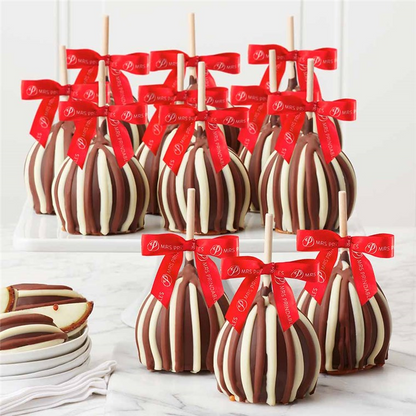 Mrs Prindables Holiday Triple Chocolate Caramel Apple 12-Pack