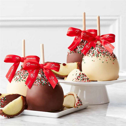 Mrs Prindables Holly Jolly Caramel Apple 4-Pack