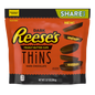 REESE'S THiNS Dark Chocolate Peanut Butter Cups Snack Size 7.37oz Candy Bag