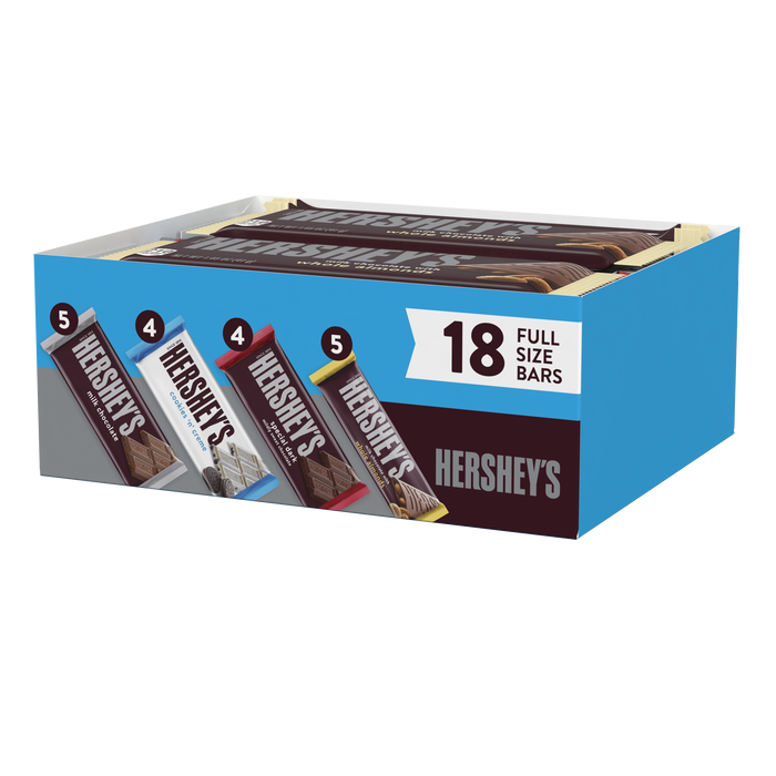 HERSHEY'S Favorite Standard Size Variety Pack 18 Candy Bars