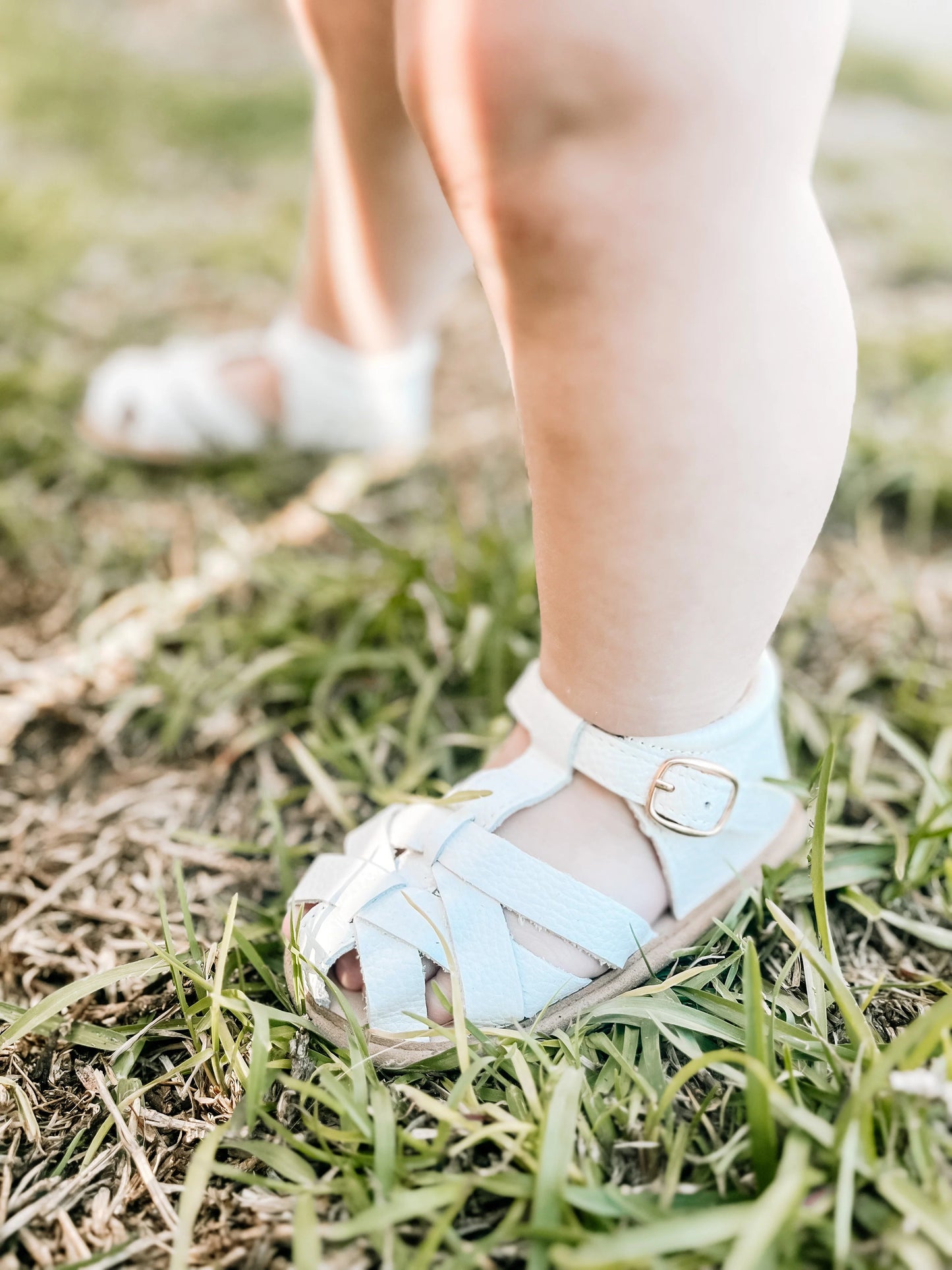 Little Love Bug Co. White Closed Toe Sandal