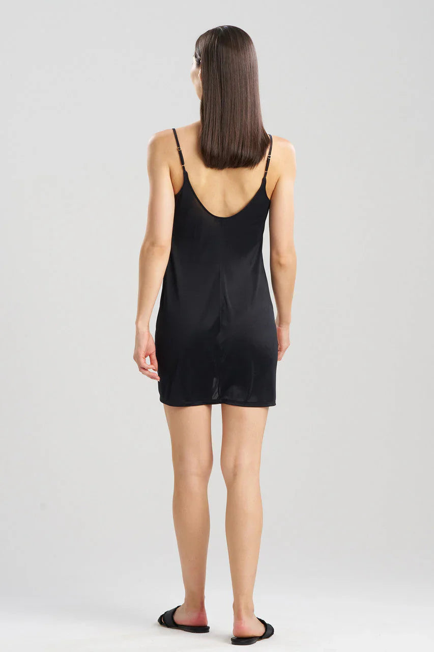 Natori Body Doubles Lace Applique Chemise - Black