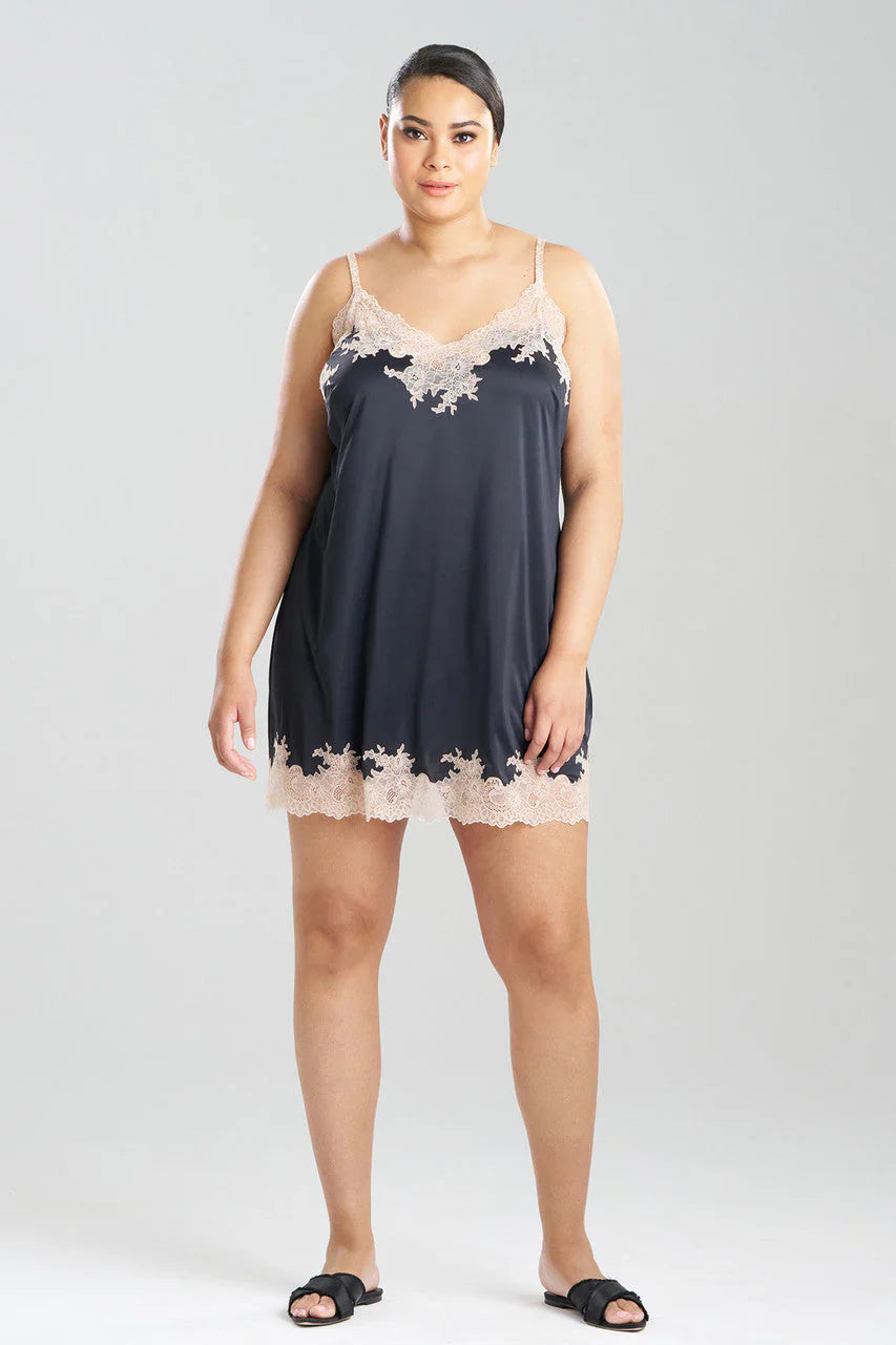 NATORI Enchant Lace Trim Chemise 2