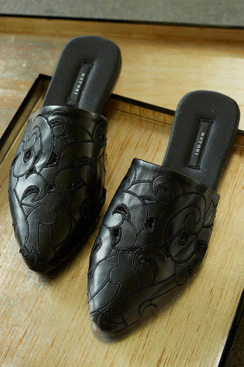 Natori Vegan Luxe Lambskin Slide