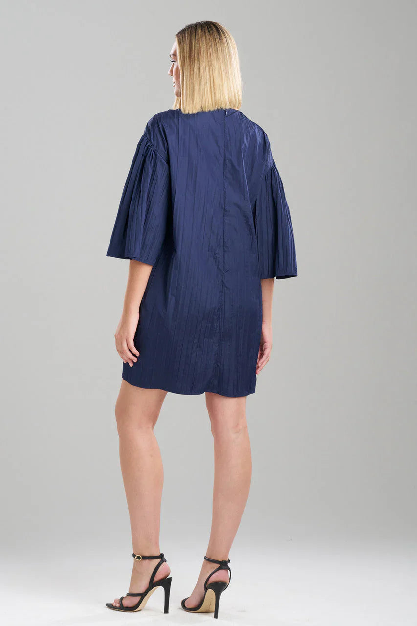 NATORI Taffeta Plisse Dress