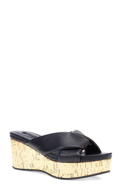 Natori Lanna Hinami Platform Thong Sandals - Black