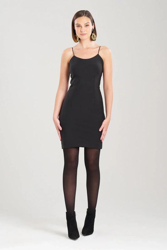 NATORI Crepe Mini Slip Dress