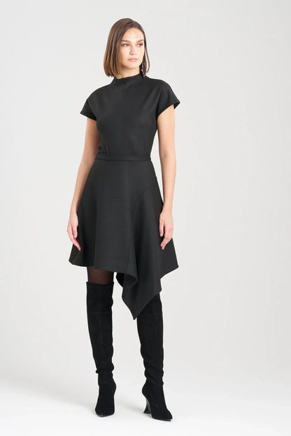 NATORI Double Jersey Asymmetric Skirt