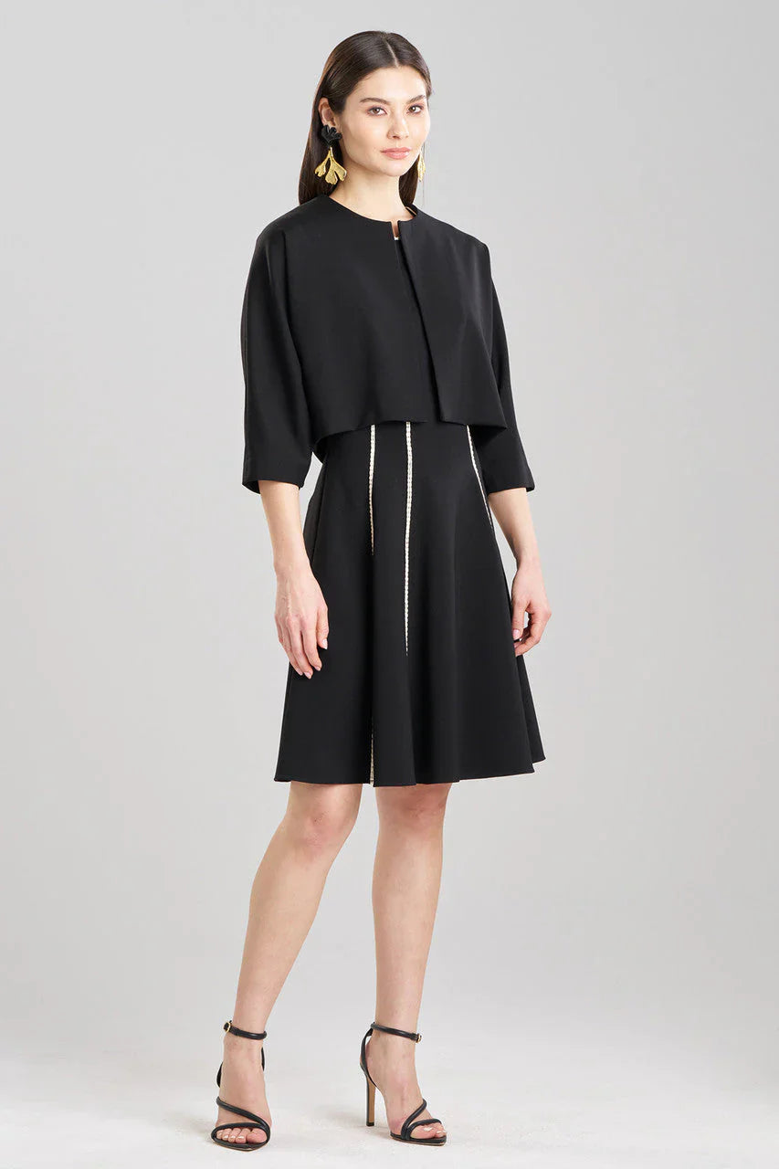 NATORI Compact Knit Cropped Bolero