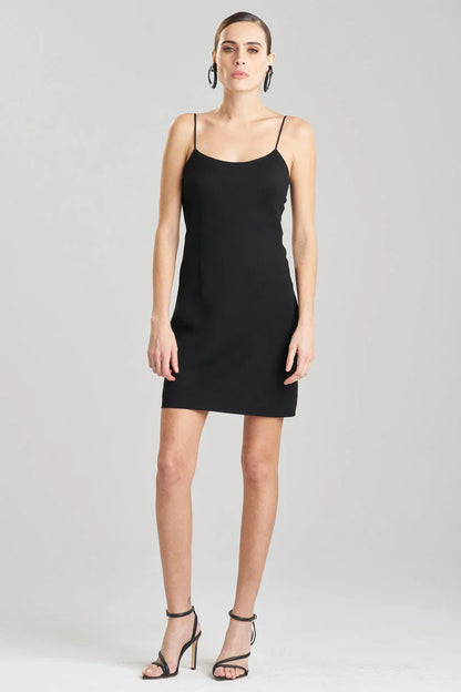 NATORI Stretch Crepe Slip Dress