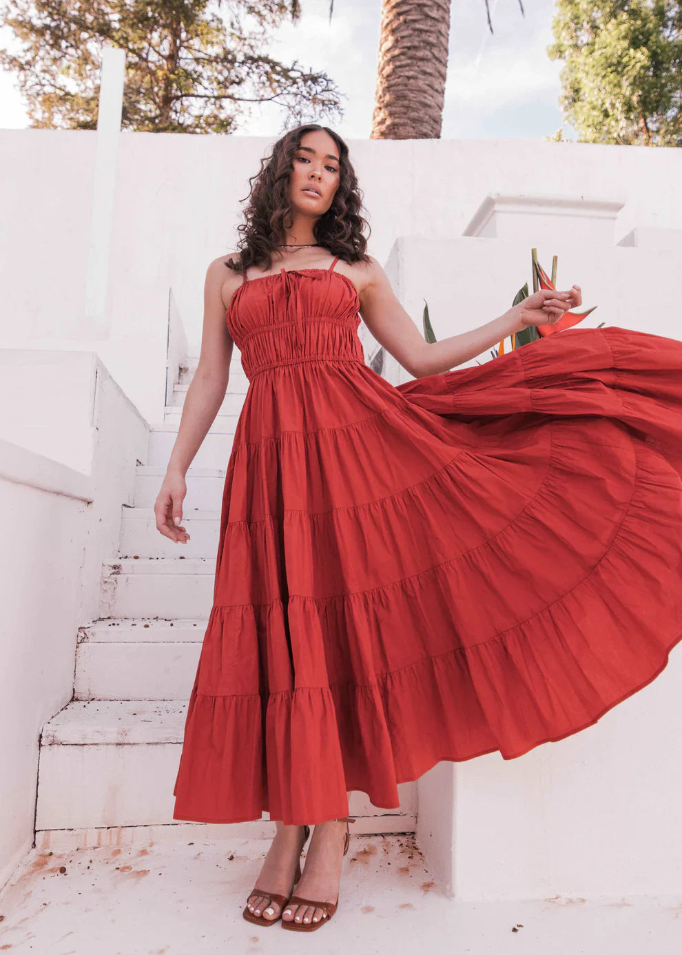 JessaKae Birdie Dress Red