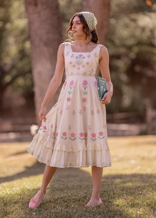 JessaKae Buttercup Dress - Cream
