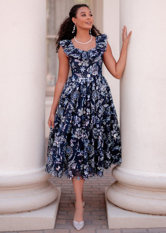 JessaKae Chrissy Dress - Midnight Meadow