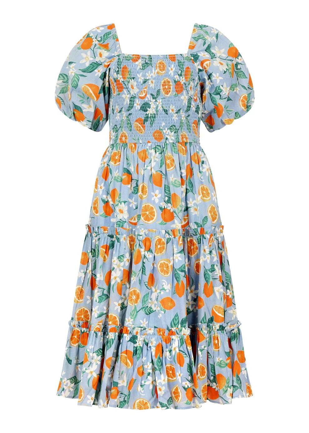 JessaKae Clementine Dress - Tangerine Breeze
