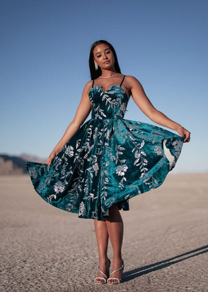JessaKae Wish Dress - Frosted Verdant