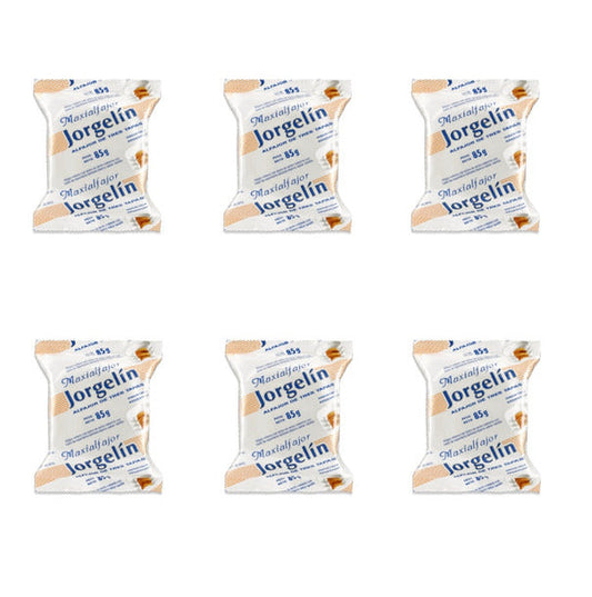 Pampa Direct Jorgelín Alfajor Triple White Chocolate Cookie with Dulce de Leche, 85 g / 3 oz (pack of 6)