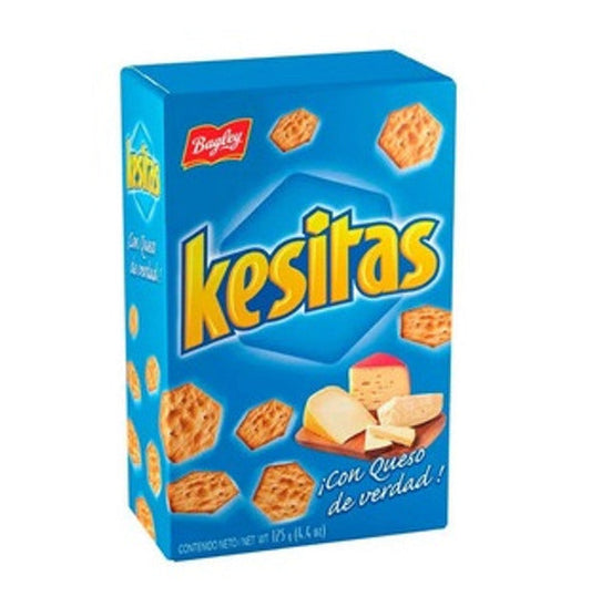 Pampa Direct Kesitas Cheese Snack Crackers Hex Shape, 125 g / 4.41 oz (pack of 3)