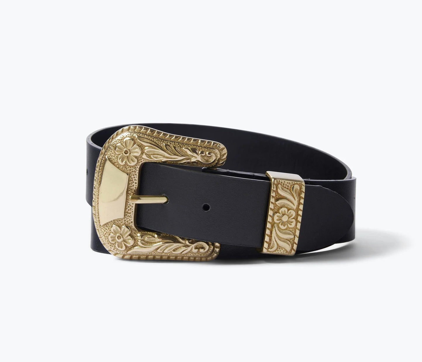 Freda Salvador Laia Belt - Black Calf