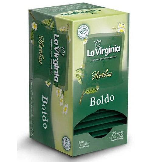 Pampa Direct La Virginia Hierbas Boldo Tea (box of 25 bags)