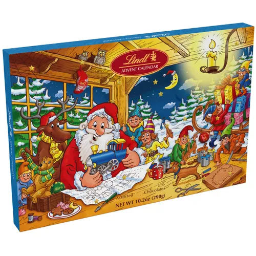 Lindt Chocolate Lindt Holiday Santa's Workshop Advent Calendar (10.2 oz)