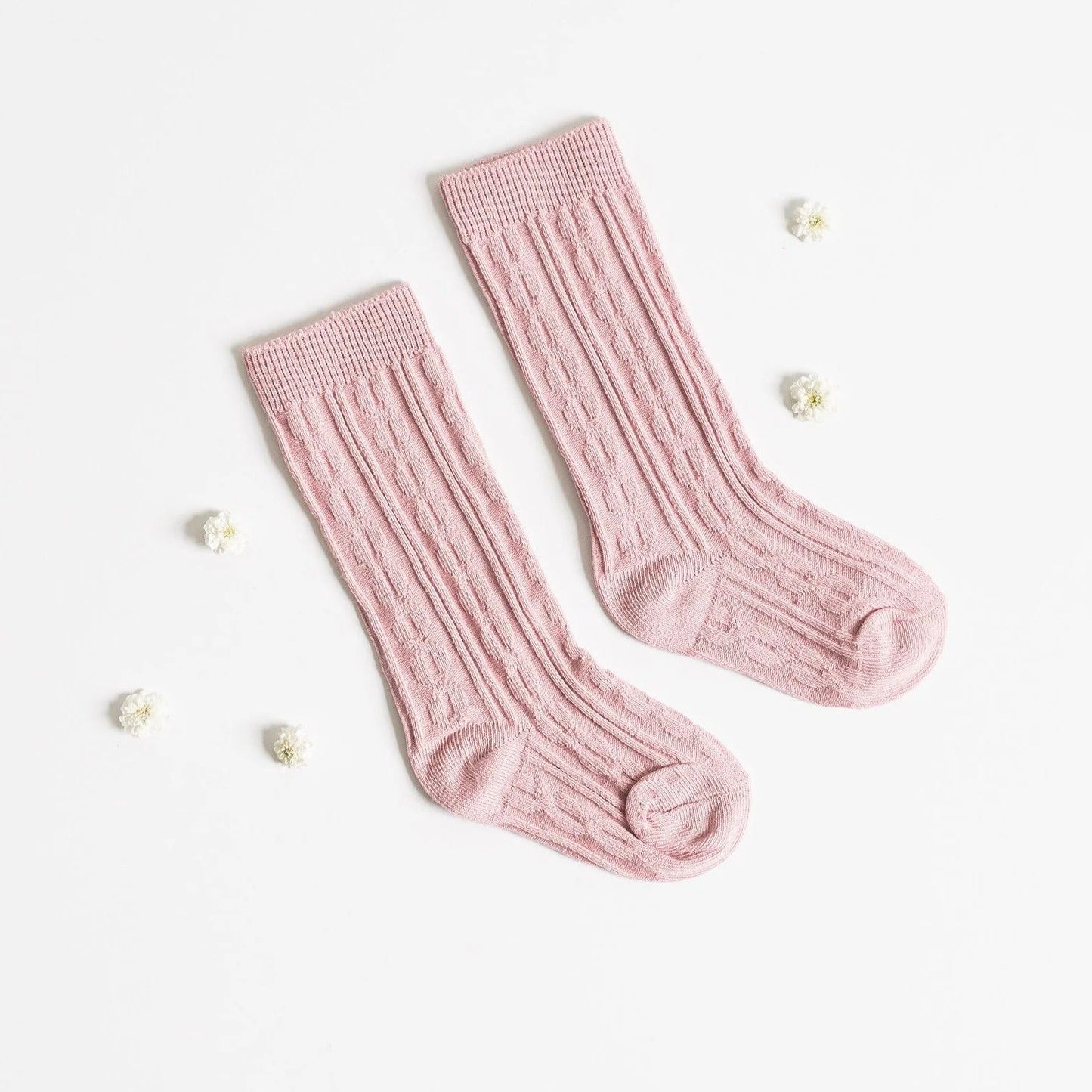 Little Love Bug Co. LLB Cable Knit Knee High Socks