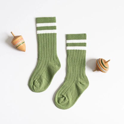 Little Love Bug Co. LLB Striped Knee High Socks