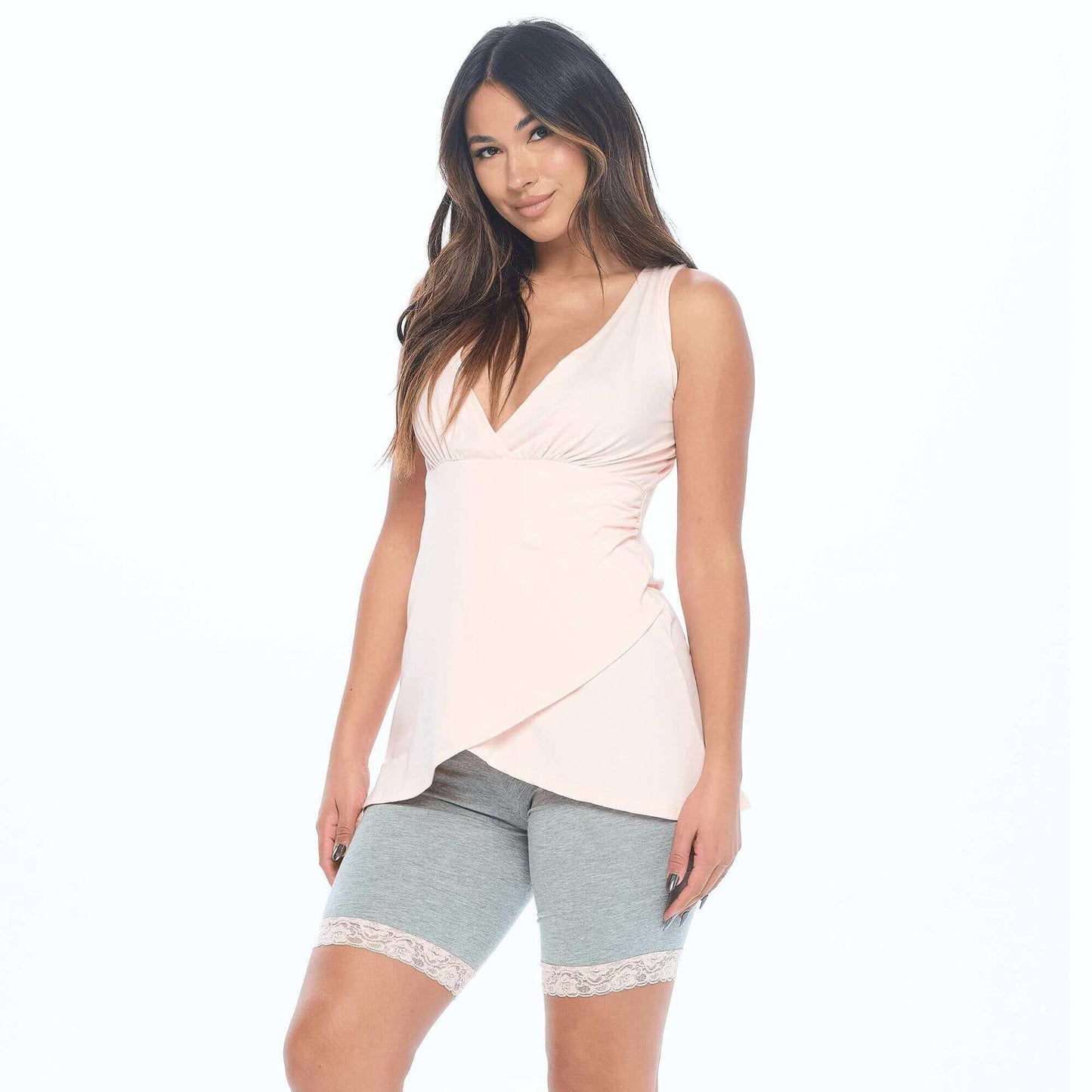 Undersummers Lux Cotton V Neck Tank