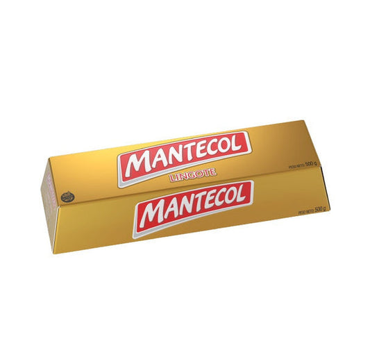 Pampa Direct Mantecol Lingote Classic Flavor Semi-Soft Peanut Butter Nougat Large Bar, 500 g / 1.1 lb