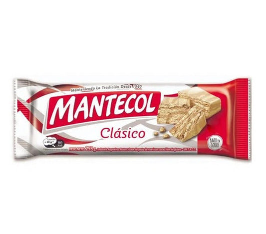 Pampa Direct Mantecol Classic Flavor Semi-Soft Peanut Butter Nougat, 1 large bar 253 g / 8.9 oz