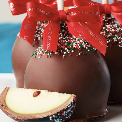 Mrs Prindables North Pole Caramel Apple Gift Set of 4