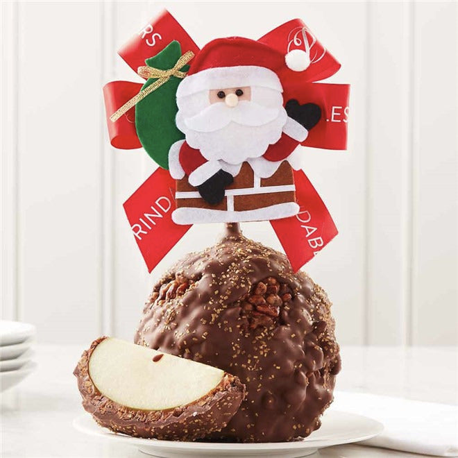 Mrs Prindables Jolly Old Saint Nick Jumbo Caramel Apple