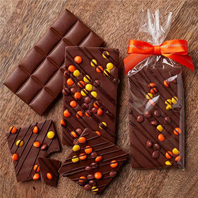 Mrs Prindables Milk Chocolate Peanut Butter Candy Bark, 4-Piece