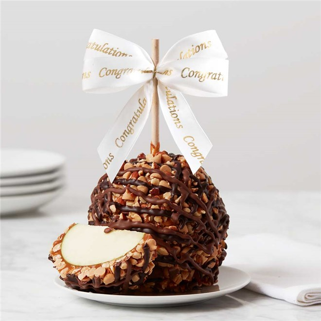 Mrs Prindables Congratulations Jumbo Caramel Apple
