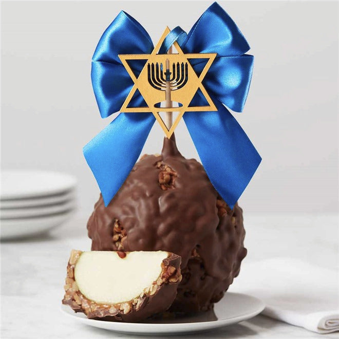 Mrs Prindables Happy Hanukkah Jumbo Caramel Apple