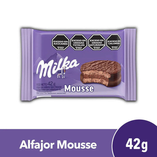 Pampa Direct Milka Alfajor Minicake with Chocolate Mousse, 42 g / 1.5 oz (pack of 6)