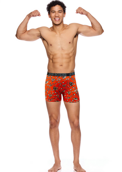 Joe Boxer Men's 4-Pack "Aw Nuts" Performance Boxer Briefs