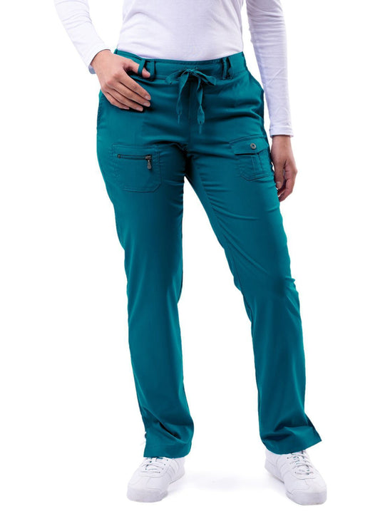Adar Women's Slim Fit 6 Pocket Pant 1