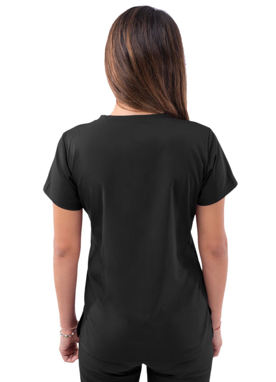 Adar Women’s Sweetheart V-neck Scrub Top 1