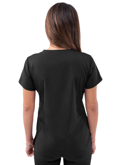 Adar Women’s Sweetheart V-neck Scrub Top 1