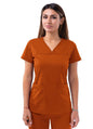Adar Women’s Sweetheart V-neck Scrub Top 1