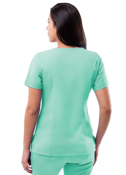 Adar Womens Elevated V-neck Scrub Top 3