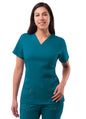 Adar Womens Elevated V-neck Scrub Top 1