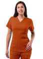 Adar Womens Elevated V-neck Scrub Top 1