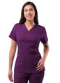 Adar Womens Elevated V-neck Scrub Top 1
