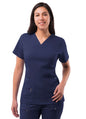 Adar Womens Elevated V-neck Scrub Top 1