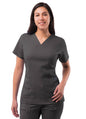 Adar Womens Elevated V-neck Scrub Top 1